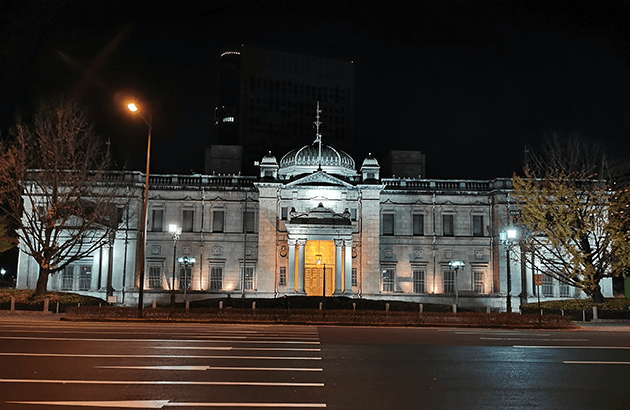 日本銀行大阪支店 ライトアップ