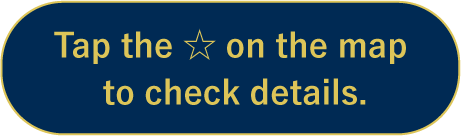 Tap the ☆ on the map to check details.