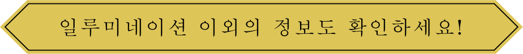 일루미네이션 이외의 정보도 확인하세요!